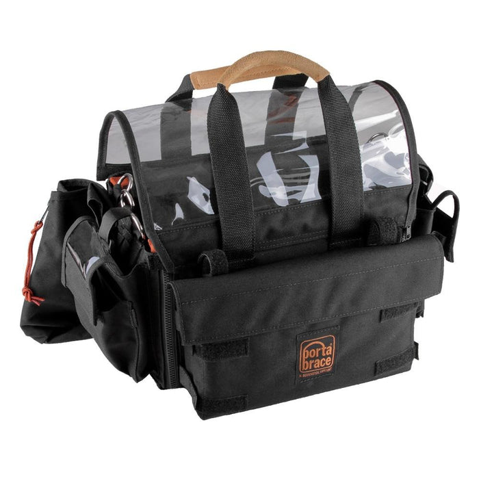 Porta-Brace AO-1.5XBH オーディオオーガナイザー1.5(ブラック)ハーネス付き/ベルト無し