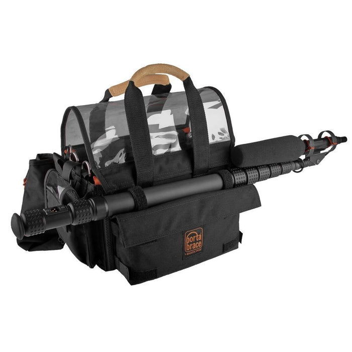 Porta-Brace AO-1.5XBH オーディオオーガナイザー1.5(ブラック)ハーネス付き/ベルト無し