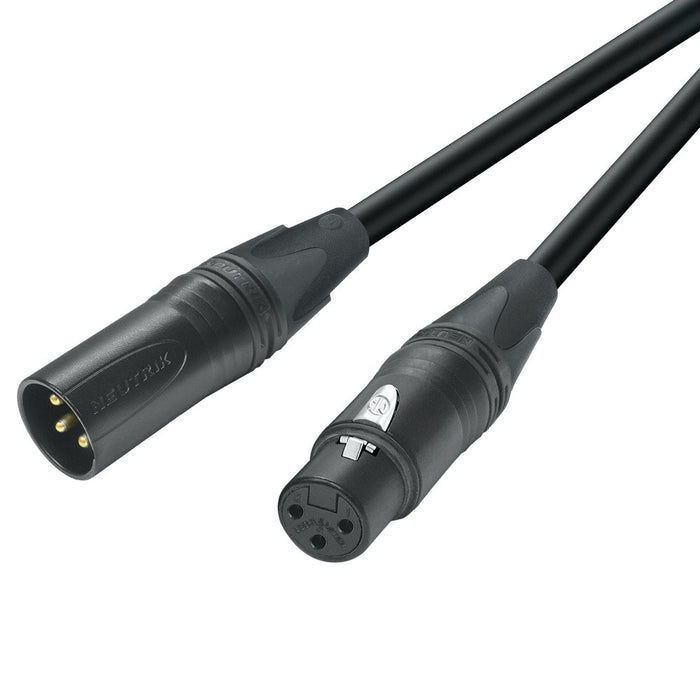 CANARE EC003-B 0.3M BLK XLRケーブル NC3（メス）-NC3（オス） 0.3m 黒