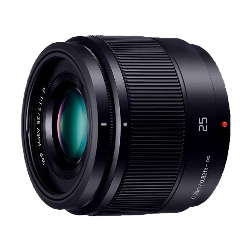 Panasonic H-H025-K LUMIX G 25mm/F1.7 ASPH. (ブラック) - 業務用撮影 