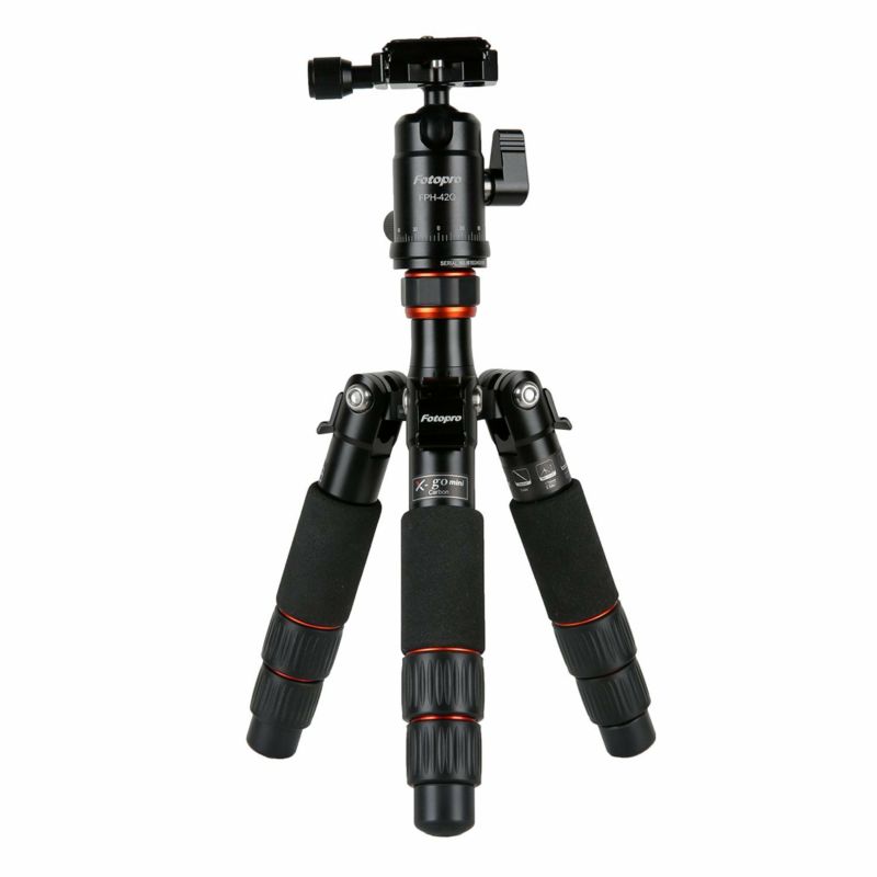 Fotopro X-GO MINI BK カーボン小型三脚 - 業務用撮影・映像・音響