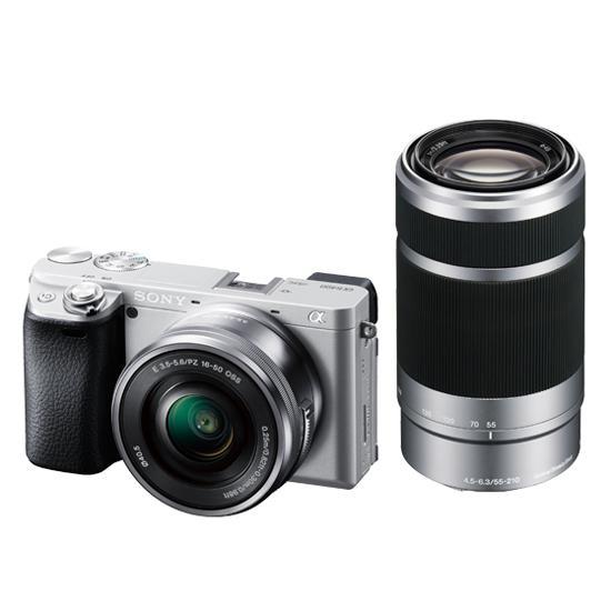 SONY ILCE-6400Y(S) デジタル一眼カメラ α6400 ダブルズームレンズキット(シルバー)