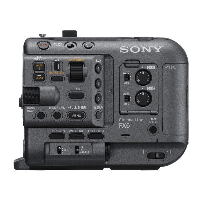 SONY ILME-FX6V + SEL2470GM2 + LCAGOLD160G-RNENJ x2 FX6+SEL2470GM2標準ズームレンズセット(CFexpressカード TypeA 160GB 2枚付き)