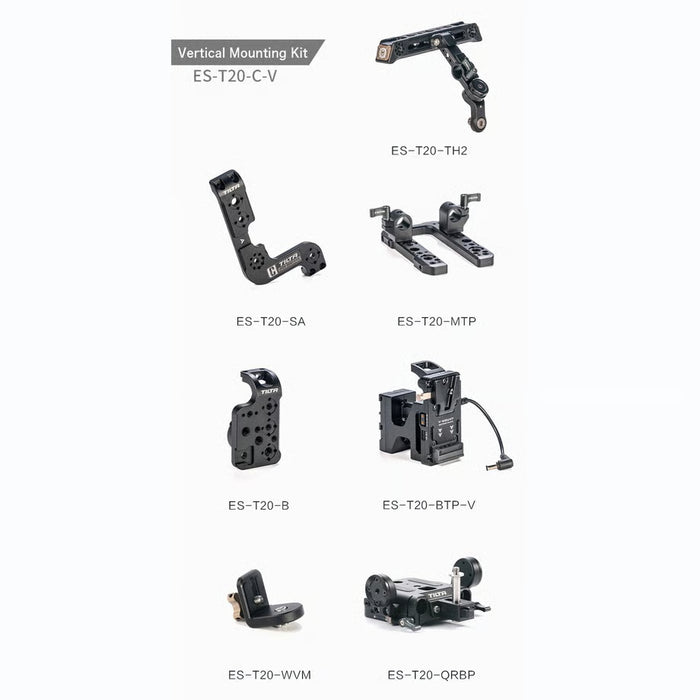 Tilta ES-T20-C-V Sony FX6用 垂直マウントキット - Vマウント