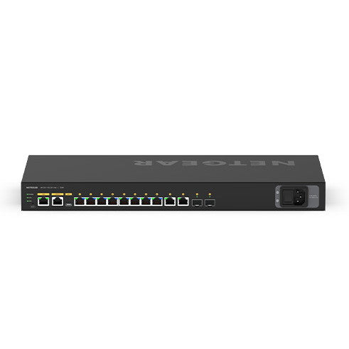 NETGEAR GSM4212PX-100AJS M4250-10G2XF-PoE+ PoE+対応(240W) 1Gポート