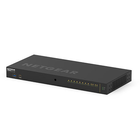 NETGEAR GSM4212PX-100AJS M4250-10G2XF-PoE+ PoE+対応(240W) 1Gポート×10 SFP+スロット×2 フルマネージスイッチ