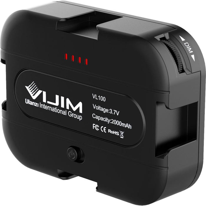 Ulanzi 2173 VIJIM VL100C LEDビデオライト コールドシューマウント4つ