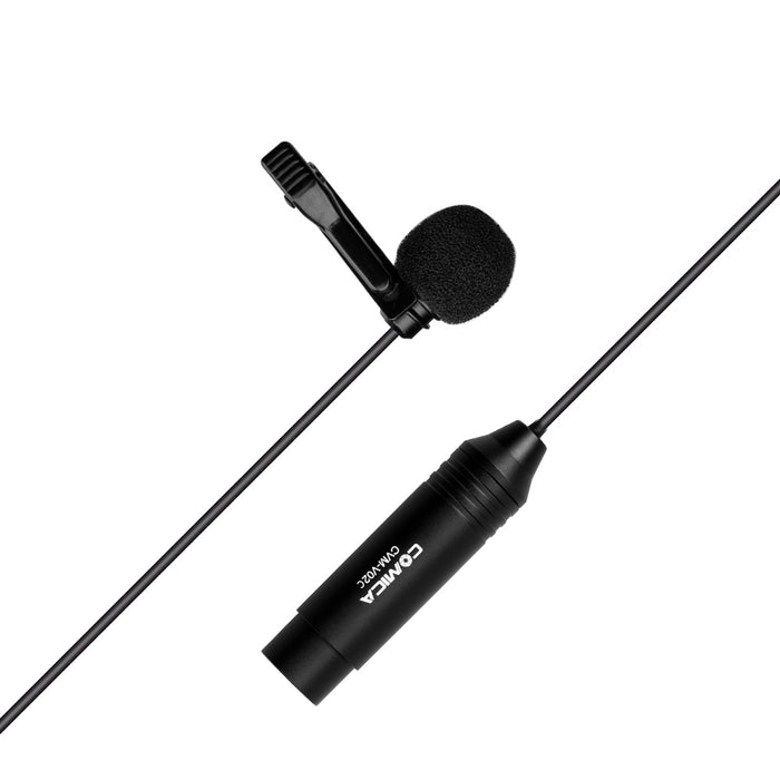 COMICA CVM-V02C(1.8m) XLR 48V Phantom Power Cardioid Lavalier Microphone