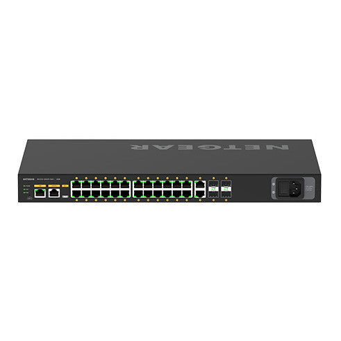 NETGEAR GSM4230P-100AJS M4250-26G4F-PoE+　PoE+対応 (300W) 1Gポート×26 SFPスロット×4 フルマネージスイッチ
