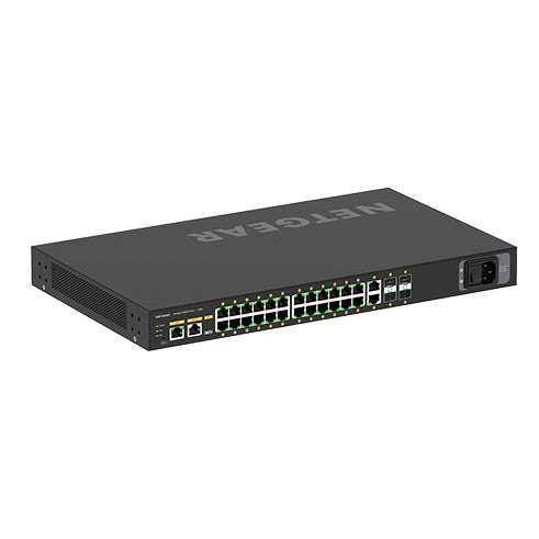 NETGEAR GSM4230P-100AJS M4250-26G4F-PoE+　PoE+対応 (300W) 1Gポート×26 SFPスロット×4 フルマネージスイッチ