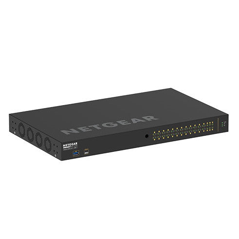 NETGEAR GSM4230P-100AJS M4250-26G4F-PoE+　PoE+対応 (300W) 1Gポート×26 SFPスロット×4 フルマネージスイッチ