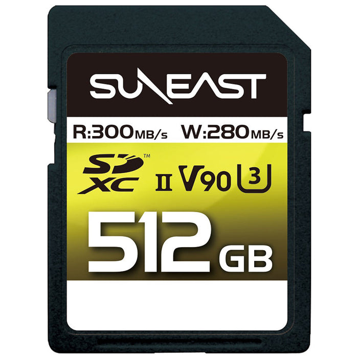 【ワケあり品】SUNEAST SE-SDU2512GA300 SUNEAST ULTIMATE PRO SDXC(512GB/U3/UHS-II/V90)