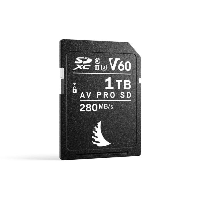 Angelbird AVP1T0SDMK2V60 AV PRO SD V60 MK2 1 TB (容量1TB SDXC UHS-II、C10、U3、V60 最大読出280MB/s 最大書込160MB/s)