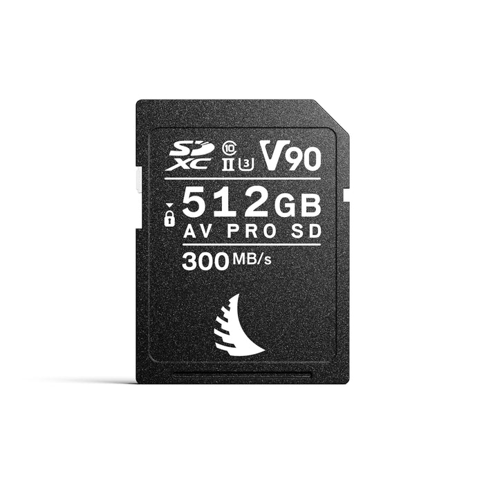 Angelbird AVP512SDMK2V90 AV PRO SD V90 MK2 512 GB (容量512GB SDXC UHS-II、C10、U3、V90 最大読出300MB/s 最大書込280MB/s)