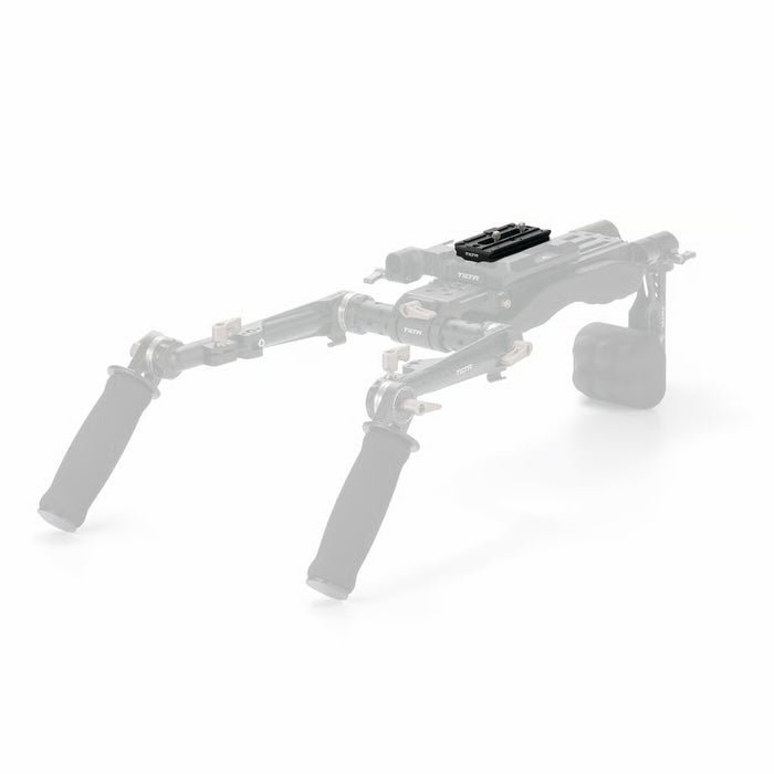 Tilta TA-LSR-DQRP-B ARCA Manfrotto Dual Quick Release Plate for Lightweight Shoulder Rig - Black