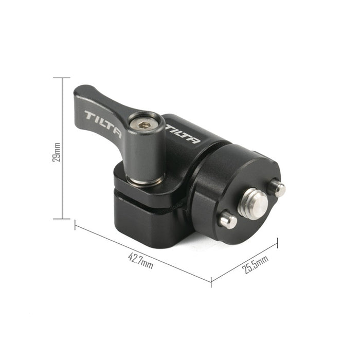 Tilta TA-15RH-1420F-B 15mmロッドホルダー 1/4インチ-20アダプター(フロントマウント) ブラック