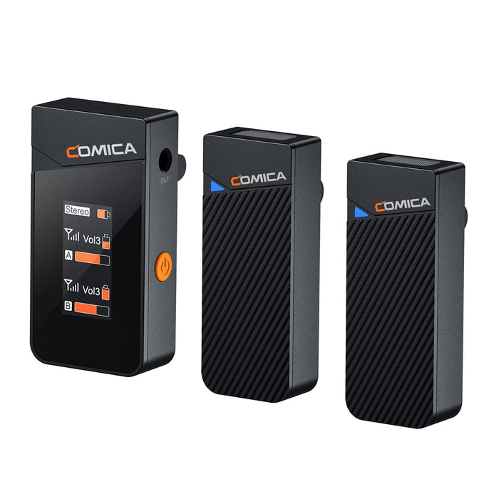 COMICA Vimo C2 Vimo C2 2.4Gデュアルチャンネル ミニワイヤレスマイク
