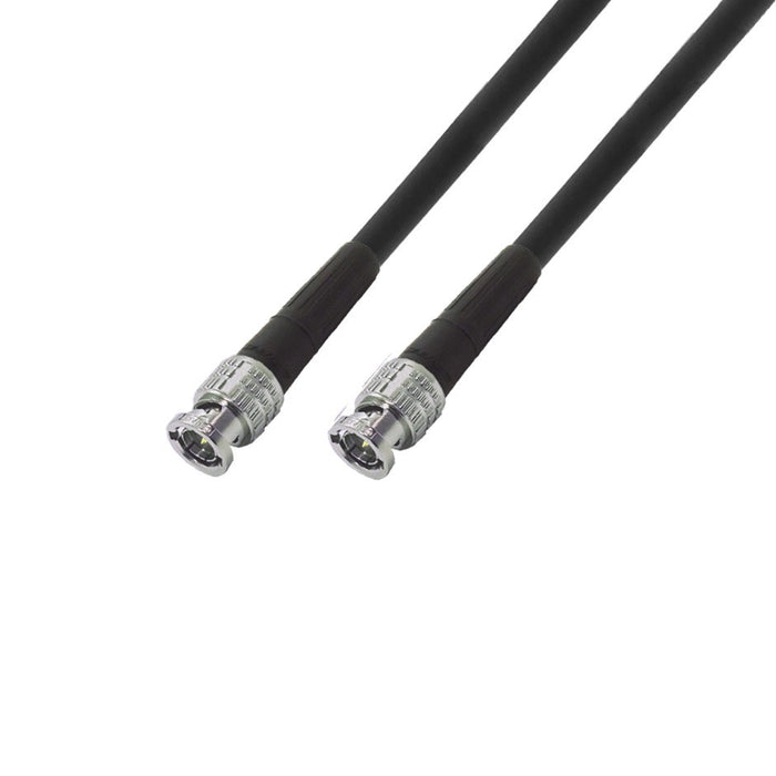 CANARE D5.5UHWC20-S 20M BLK 圧着式BNCケーブル（12G-SDI対応）BNC（オス）- BNC（オス）20m黒