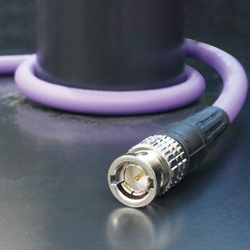 CANARE D5.5UHWC20-S 20M BLK 圧着式BNCケーブル（12G-SDI対応）BNC（オス）- BNC（オス）20m黒