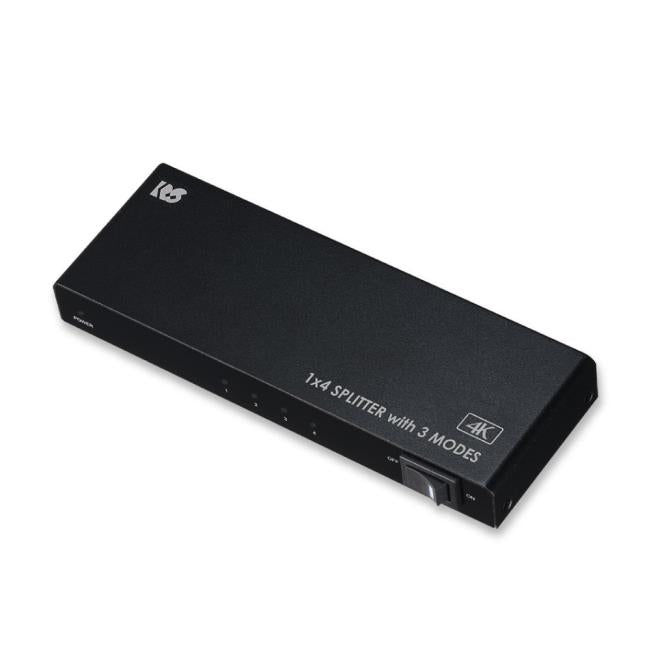 ラトックシステム RS-HDSP4M-4K 4K60Hz対応 1入力 4出力 HDMI分配器(動作モード機能付)
