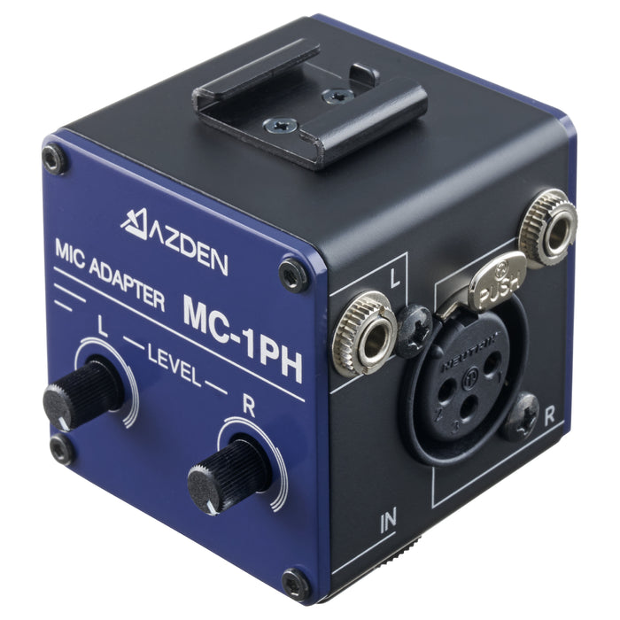 AZDEN MC-1PH(ltd) ファンタム電源供給機能付きマイクアダプター(アツデン70周年記念限定カラー)