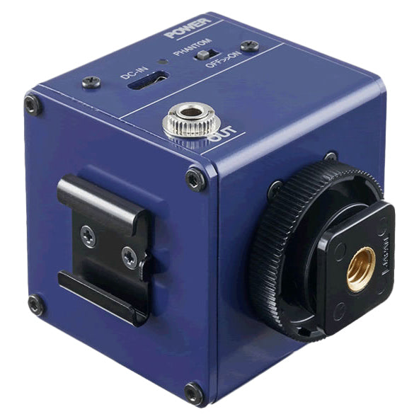 AZDEN MC-1PH(BLUE) ファンタム電源供給機能付きマイクアダプター(ブルー)