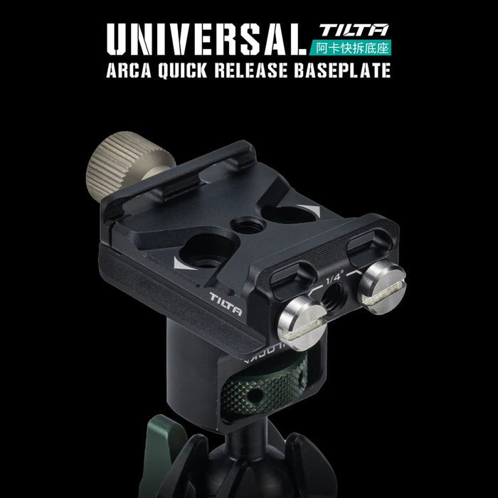 【決算セール2024】Tilta TA-UABP-B Tilta Universal ARCA Quick Release Baseplate - Black