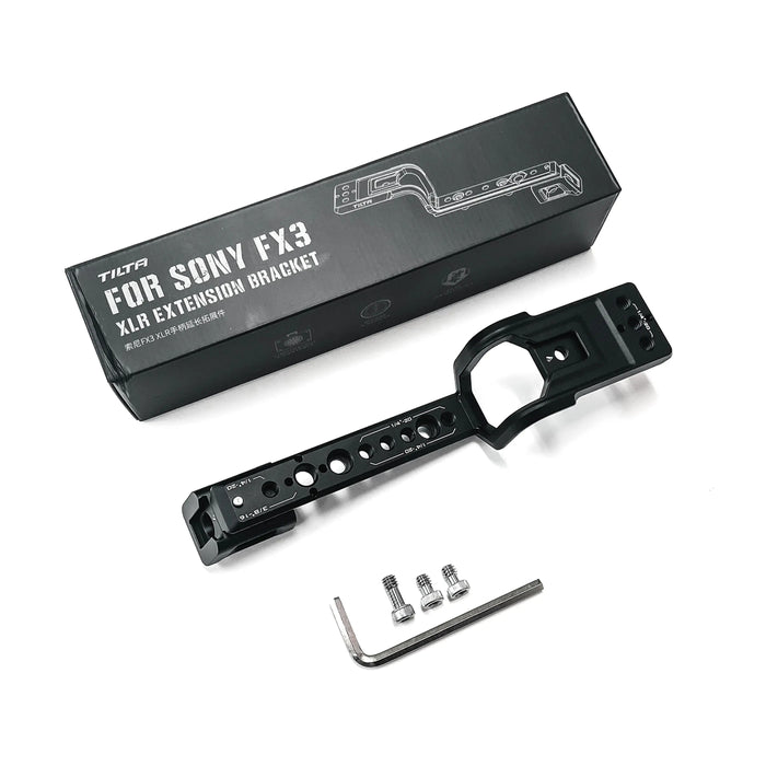 Tilta TA-T13-XLR-B XLR Extension Bracket for Sony FX3 - Black
