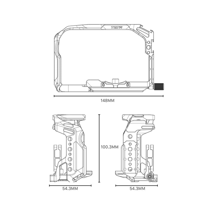 Tilta TA-T28-FCC-B Full Camera Cage for Canon R8 - Black