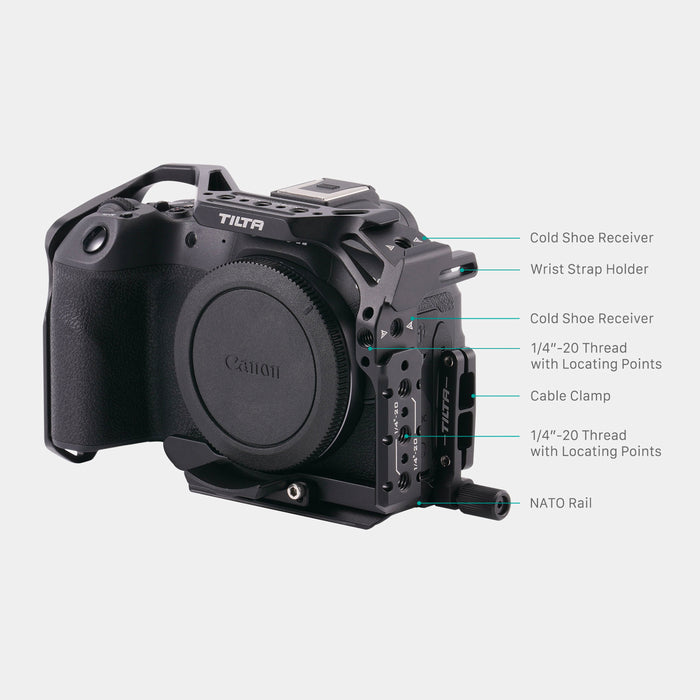 Tilta TA-T28-FCC-B Full Camera Cage for Canon R8 - Black
