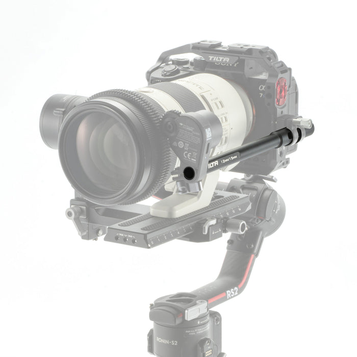 Tilta TA-12RA-20-B Tilta 15mm to 12mm DJI Rod Adapter (20cm) - Black