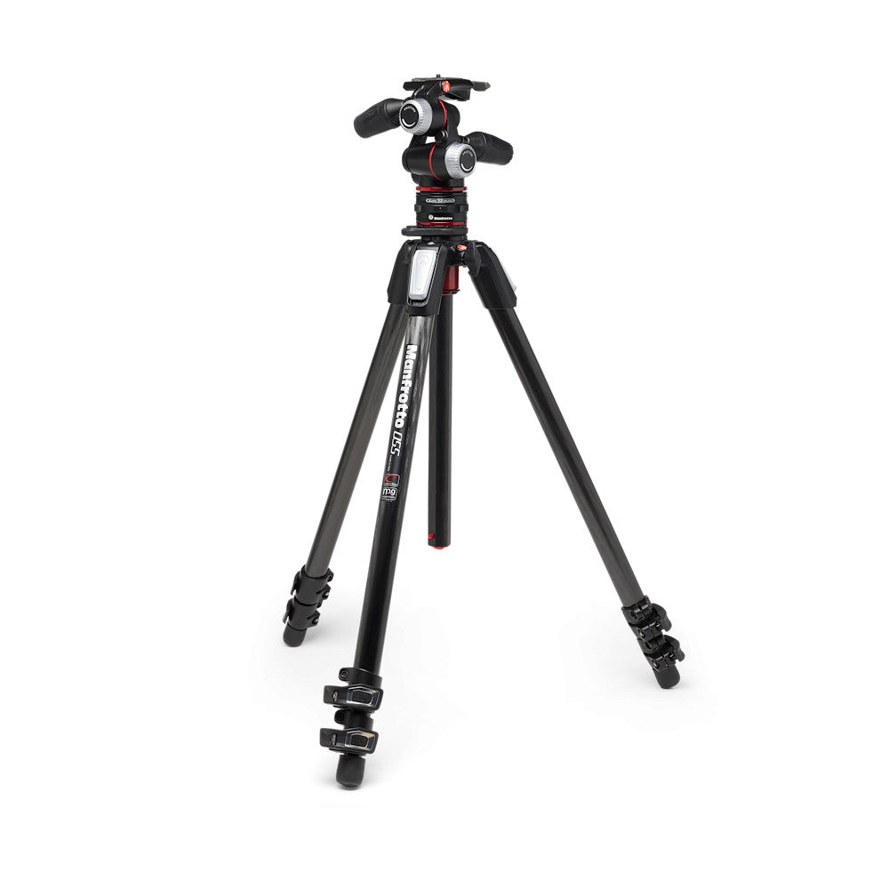 Manfrotto MK055CXPRO33WQR 055プロカーボン3段三脚+XPRO3ウエイ+MOVE