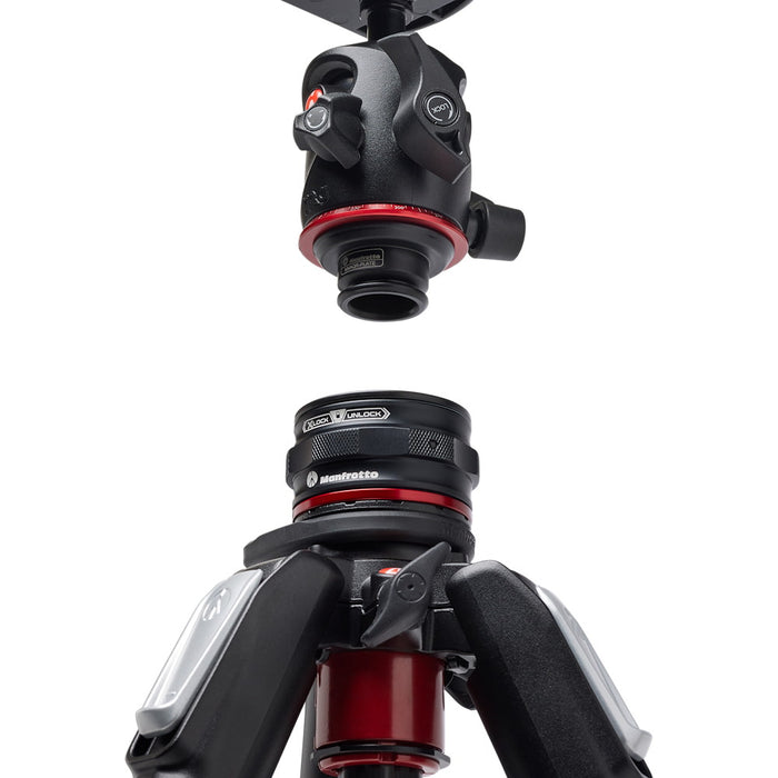 Manfrotto MK055CXPRO4BHQR 055プロカーボン4段三脚+XPRO自由雲台+MOVEキット