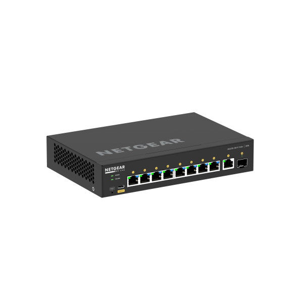 NETGEAR GSM4210PD-100JPS M4250-9G1F-PoE+　PoE+対応(110W) 1Gポート×9 SFPスロット×1 フルマネージスイッチ