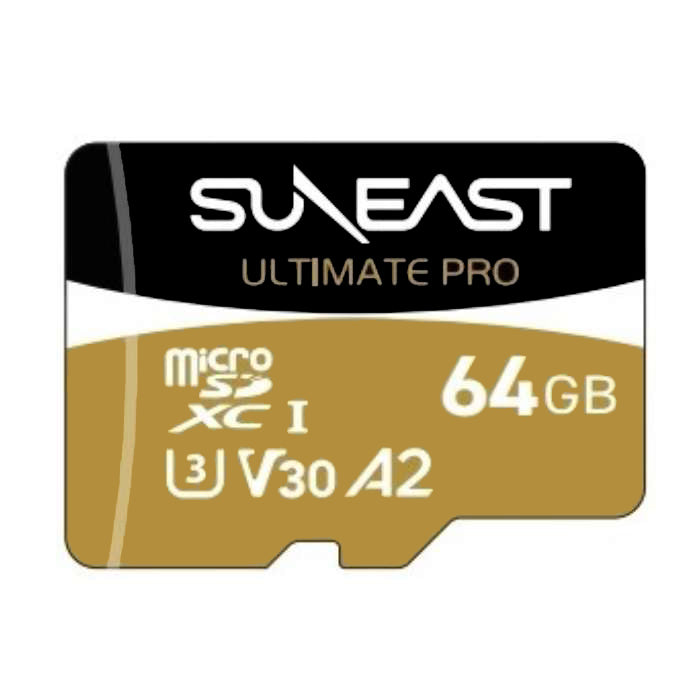 SUNEAST SE-MSDU1064B185 ULTIMATE PRO GOLDシリーズmicroSDXC(64GB/U3/UHS-I/V30)