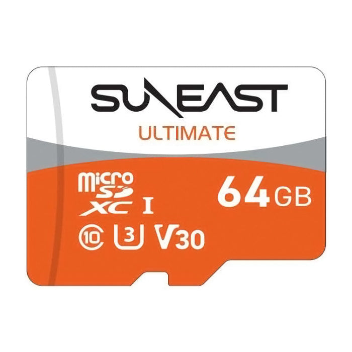 SUNEAST SE-MSDU1064E095 ULTIMATE OrangeシリーズmicroSDHC(64GB/U3/UHS-I/V30)