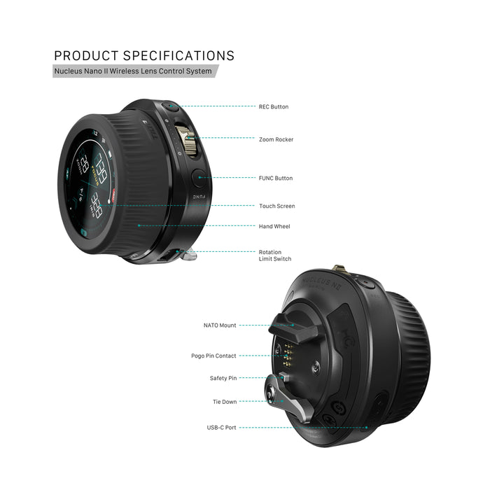 Tilta WLC-T05 Nucleus Nano II ワイヤレスレンズコントロールシステム