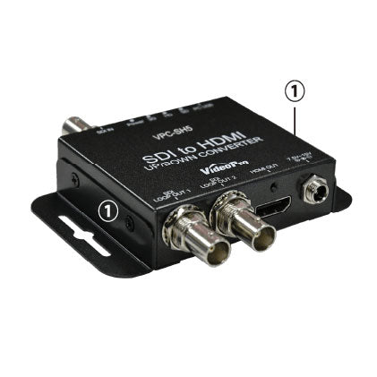 VideoPro VPC-SH5 SDI to HDMIコンバーター(アップ・ダウンコンバート/フレームレート変換対応モデル)