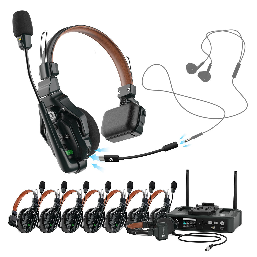 Hollyland ワイヤレスインカムヘッドセット Solidcom C1 Pro