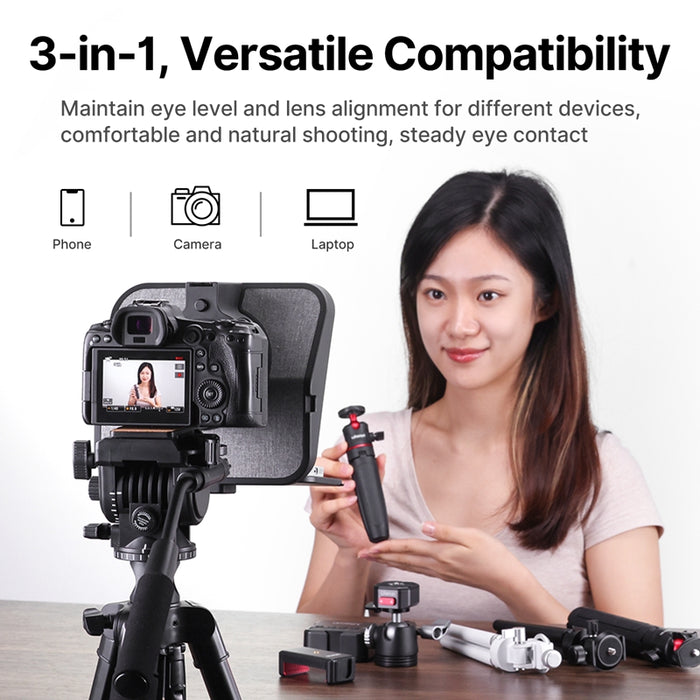 【ワケあり品】Ulanzi R004GBB1 RT02 タブレット・スマホ用テレプロンプター（リモコン付）