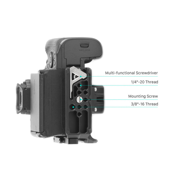 Tilta TA-T32-B-B Half Camera Cage for Canon R5C Lightweight Kit - Black
