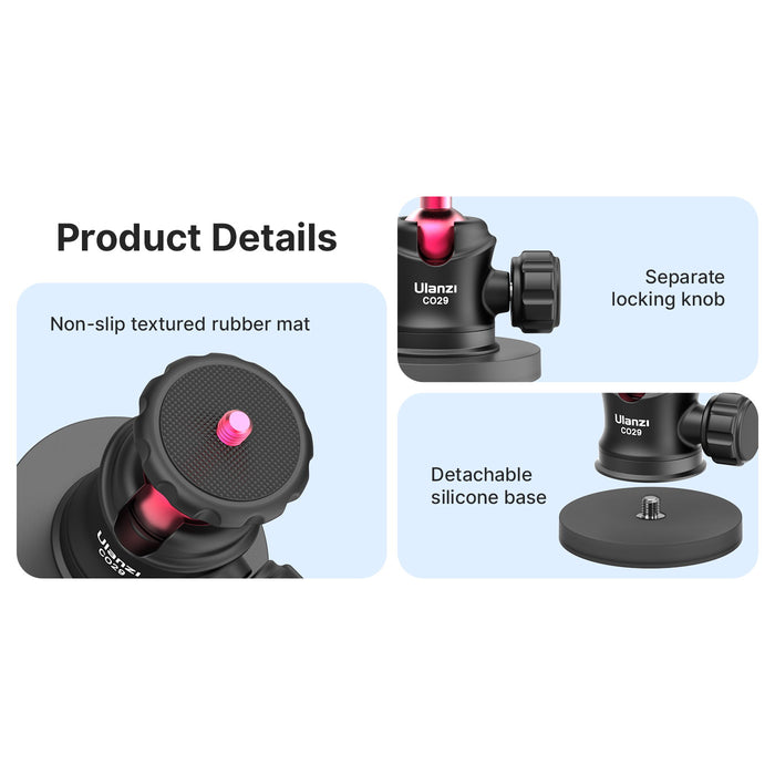 Ulanzi C062GBB1 C029 GoPro用マグネティックカメラマウント