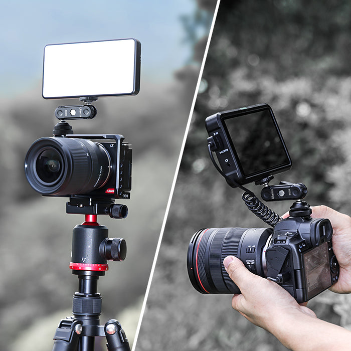 Ulanzi 2954 コールドシューマウント付きダブルボールヘッド