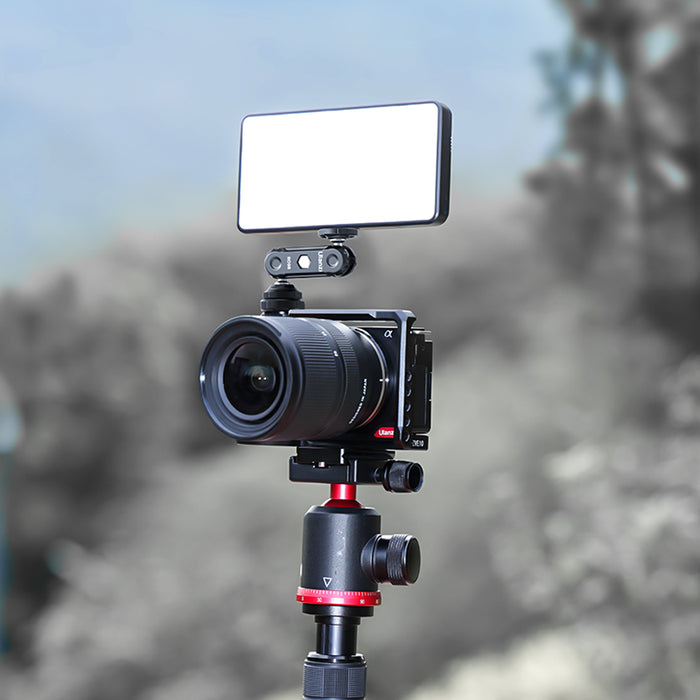 Ulanzi 2954 コールドシューマウント付きダブルボールヘッド