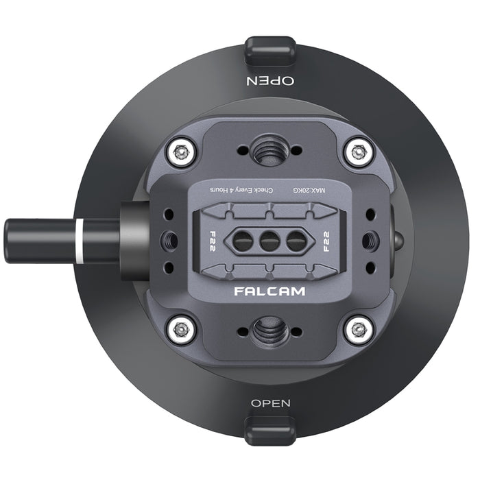 Ulanzi 2567 FALCAM F22 クイックリリースサクションカップマウント(4.5インチ)