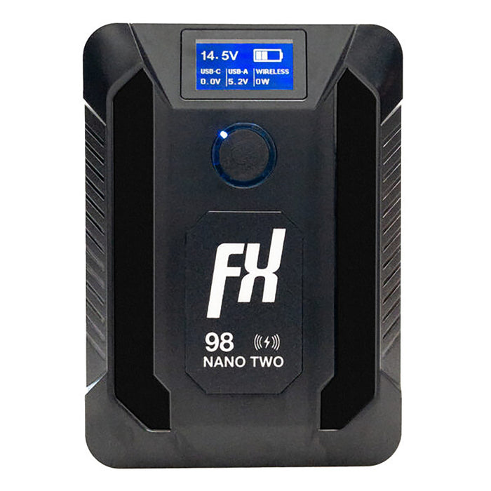 FXLION NANO TWO Wireless NANO Vマウントバッテリー14.4V 98Wh ワイヤレス充電対応