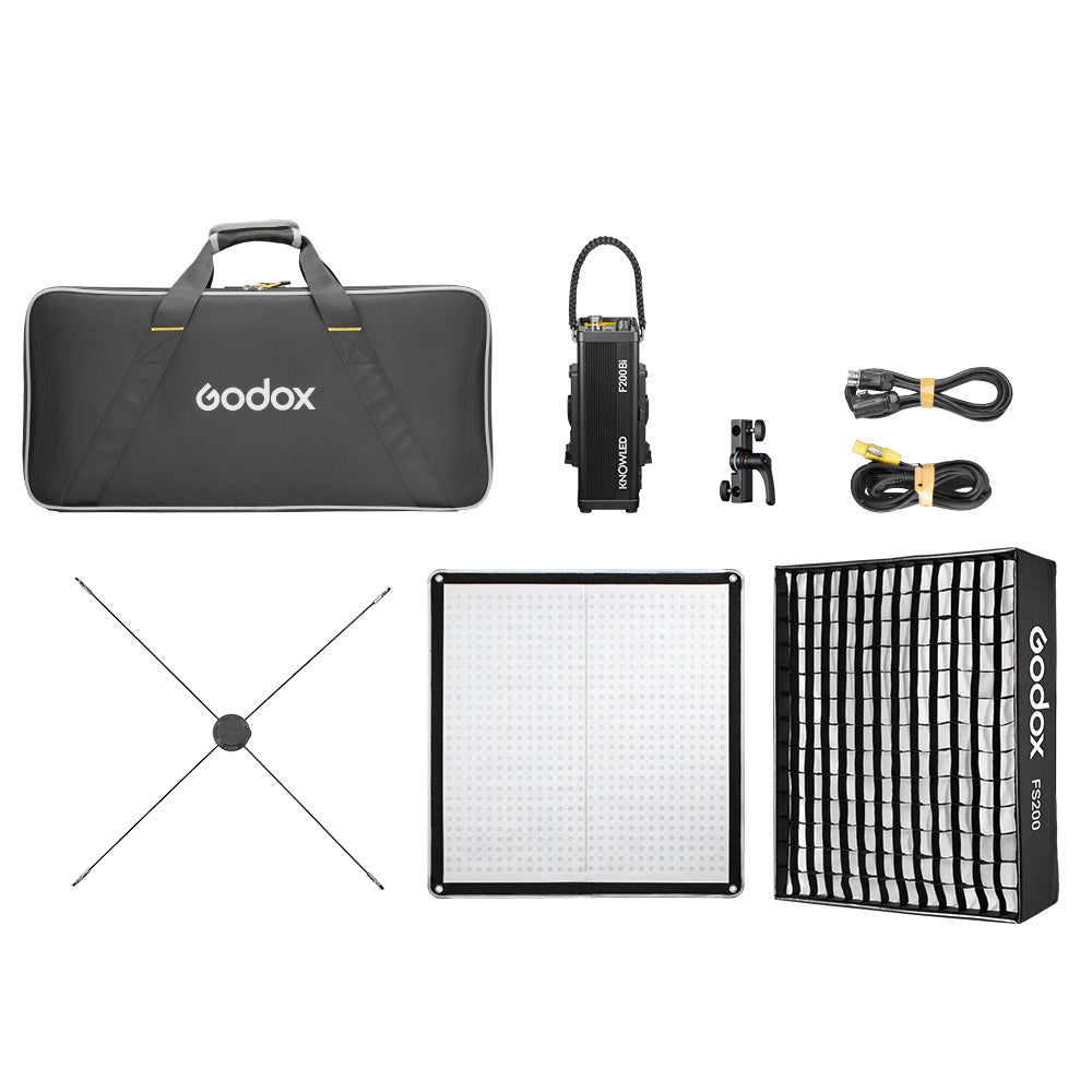 GODOX KNOWLED F200Bi フレキシブルLEDライト GODOX F200Bi フレキシブルLEDマット - 業務用撮影・映像・音響