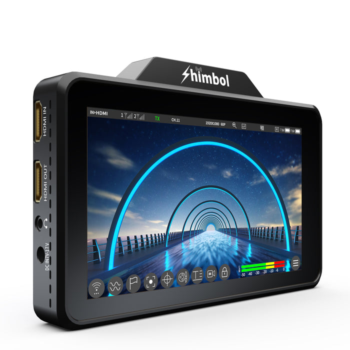 Shimbol ZO600M 5.5インチ ワイヤレスHDMIタッチスクリーンレコーダー/モニター