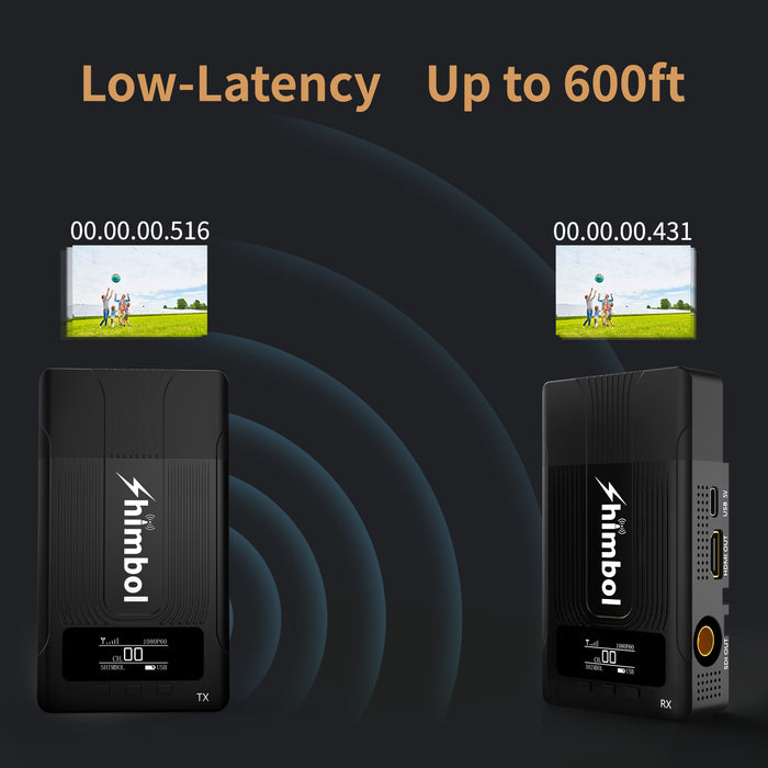 Shimbol ZO600S ワイヤレス ビデオ トランスミッション システム Amazon.com: Shimbol ZO600S 1080P60 SDI+HDMI Wireless Video