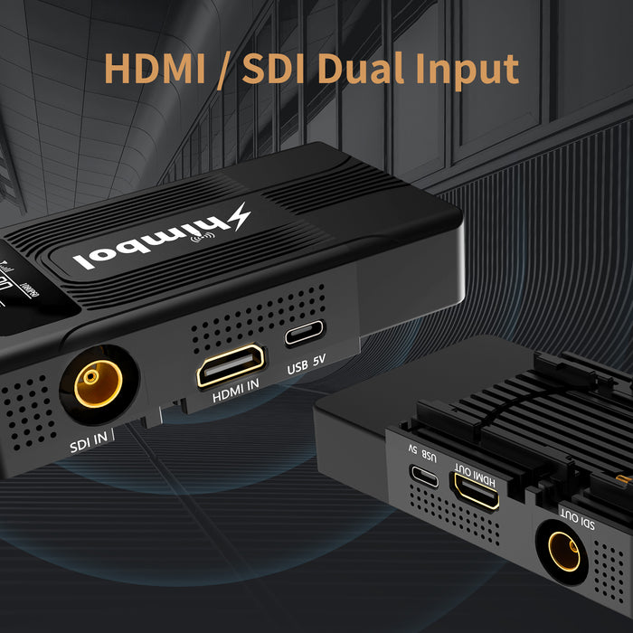 Shimbol ZO600S SDI/HDMI ワイヤレス映像伝送システム